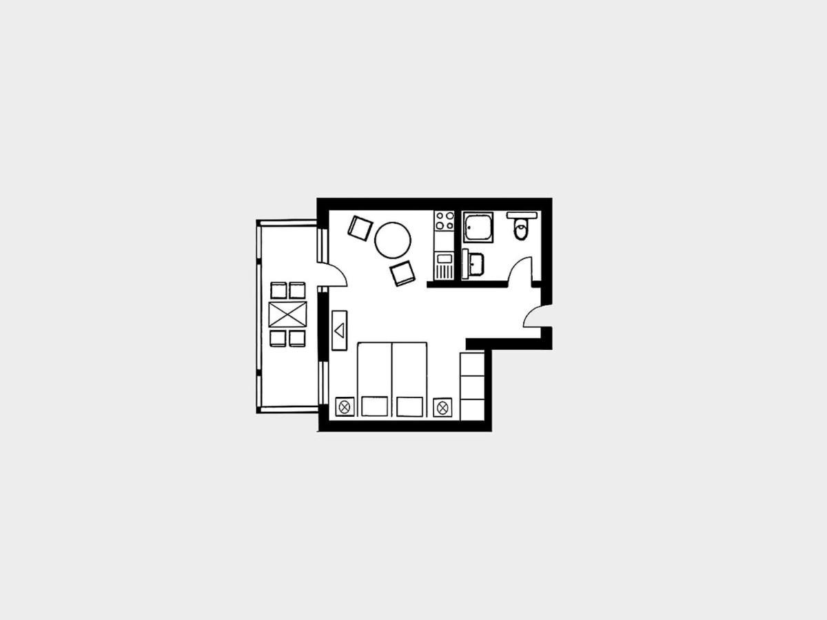Strandvillen Binz - 1-Raum-Ferienwohnung Mit Balkon Sv-557 Eksteriør billede